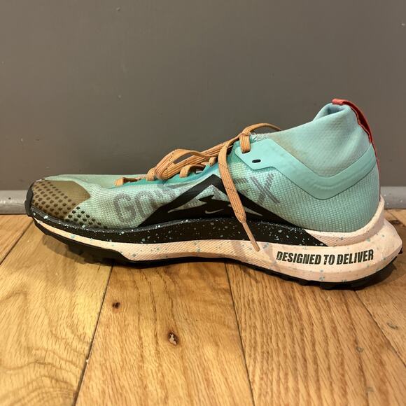 Nike React Pegasus Trail 4 Running Shoe Womens 8 Gore-Tex Green DJ7929-301 - Picture 6 of 10